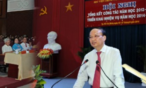 Đồng chí Tô Huy Rứa dự Hội nghị triển khai nhiệm vụ năm học 2014 – 2015, Học viện Chính trị quốc gia Hồ Chí Minh